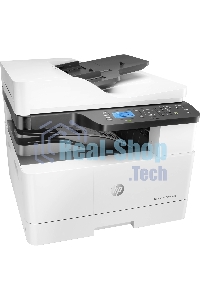 МФУ лазерное HP LaserJet MFP M443nda (8AF72A), A3, ч/б, печ. до 25 стр/мин. (А4) до 13 стр/мин. (А3), скан. до 21 стр/мин., 1200 x 1200 dpi (печать) 600x600dpi (скан.), USB, RJ-45