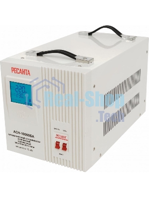 Стабилизатор напряжения Ресанта АСН-10000БА однофазный серый (63/6/40)