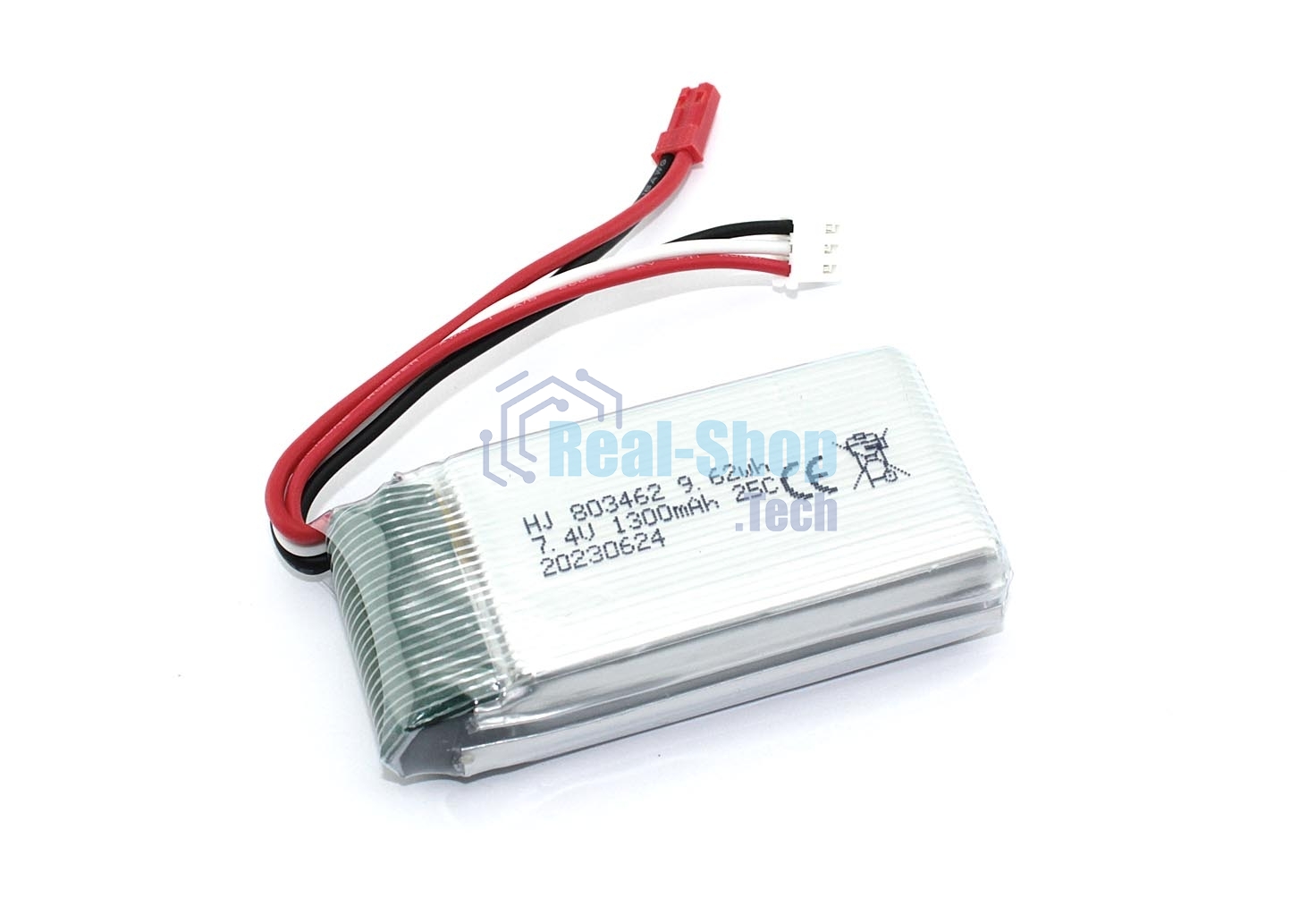 Аккумулятор Li-Pol 7.4v 803462 1300mAh JST