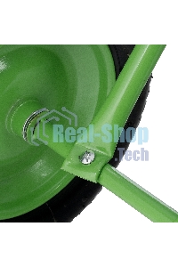 Тачка садовая Сибртех 2-х колесная, грузоподъемность 120 кг, объем 65 л