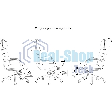 Кресло Бюрократ VEGA коричневый, кожа