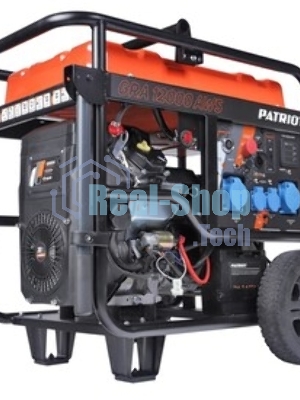 Электрогенератор бензиновый Patriot GRA 12000AWS, 12 кВт, 62 дБ, 155 кг