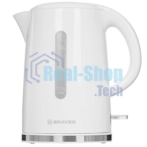 Чайник электрический BRAYER BR6108 1.7 л, 2200 Вт, белый