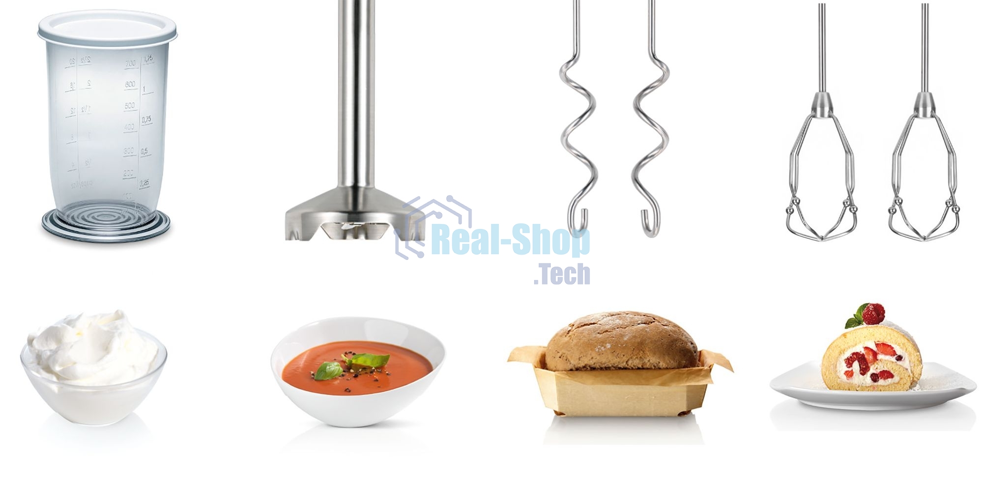 Миксер ручной Bosch MFQ4070 500Вт белый