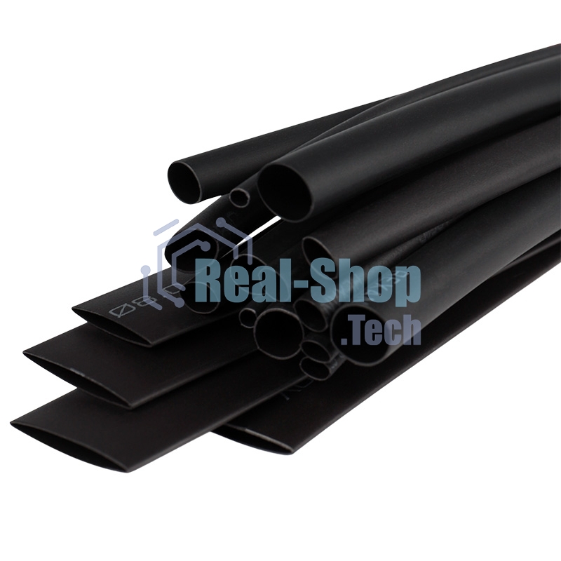 Термоусаживаемые трубки Rexant STANDARD 2:1 (Набор 18шт.)