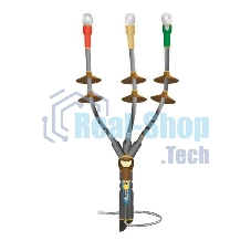 Муфта кабельная концевая наружной установки 10кВ КНТпН 3х(70-120мм) с болтовыми наконечниками Нева-Транс Комплект 22020121