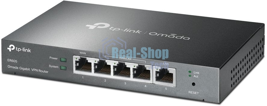 Роутер TP-Link SafeStream ER605 10/100/1000BASE-TX черный