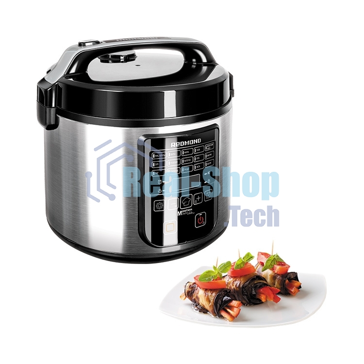 Мультиварка Redmond RMC-M36 сталь/черный