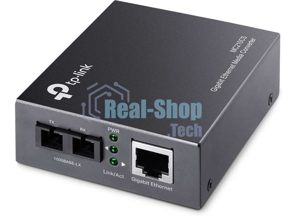 Коммутатор сетевой TP-Link SMB MC210CS Медиаконвертер 1/1000M RJ45 port (Auto MDI/MDIX), Full-duplex, up to 15Km