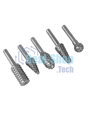 Набор шарошек Matrix по дереву 5шт.