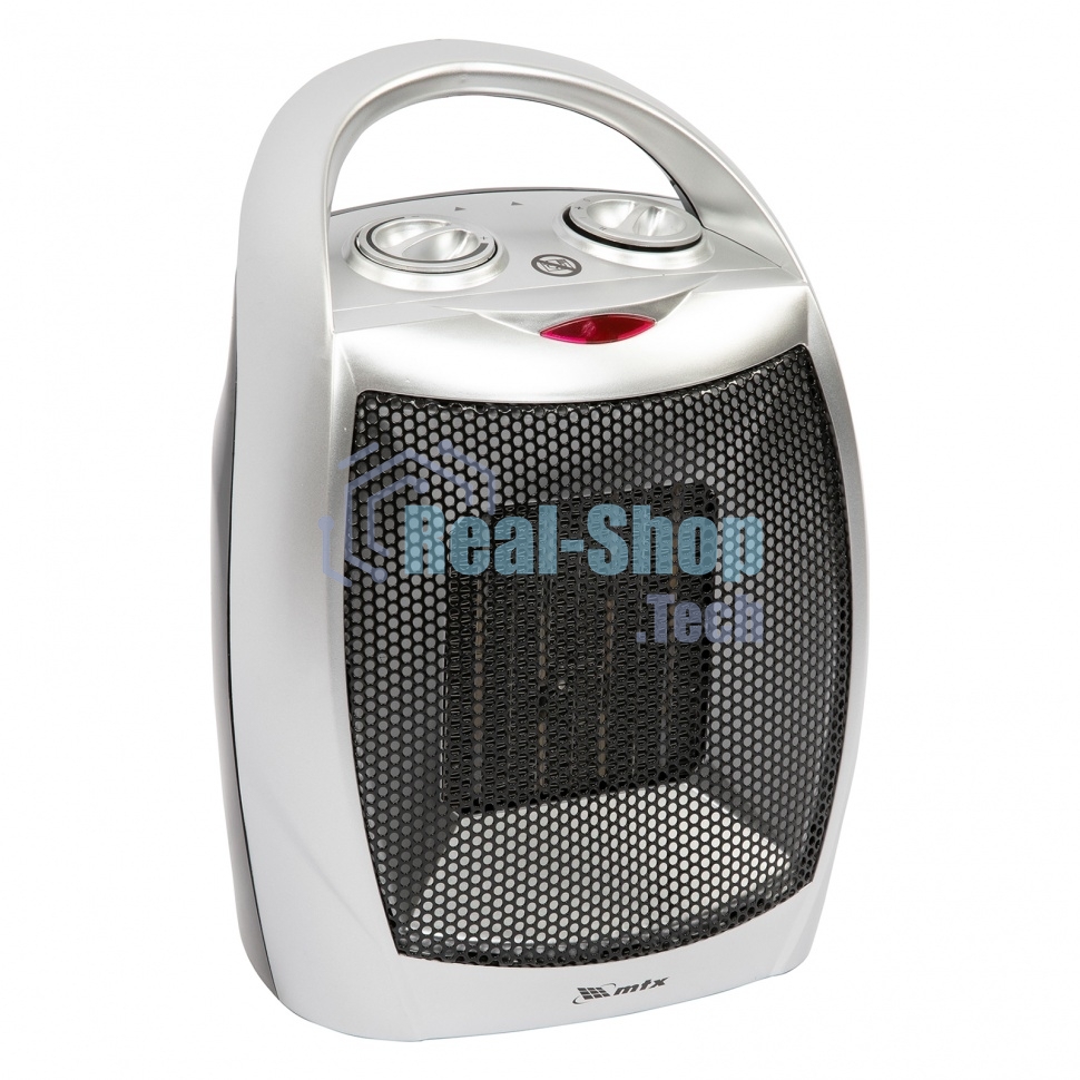 Тепловентилятор MTX FHC-1500, серый, 750/1500 Вт, 15 м2, термостат