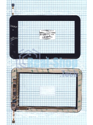 Сенсорное стекло (тачскрин) TOPSUN C0010 B1, черное