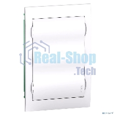 Бокс СП Easy9 встраив. с бел. двер. 3 ряда по 12мод IP40 IK07 80А 2 клеммы SchE