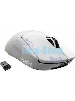 Мышь беспроводная Logitech G PRO X SUPERLIGHT 2 белый, 32000 dpi, радиоканал, USB, кнопки - 5