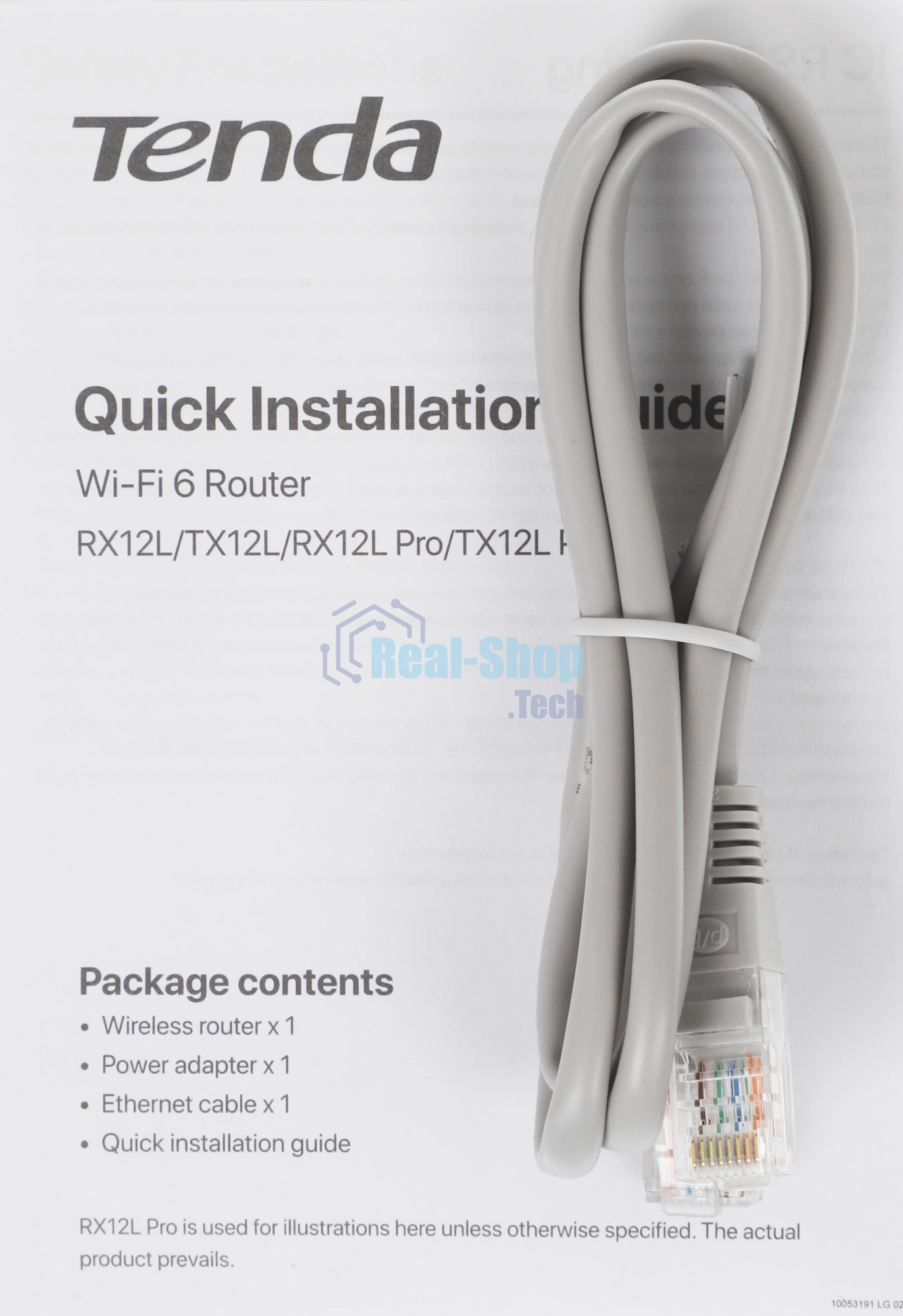 Маршрутизатор Wi-Fi Tenda TX12L PRO двухдиапазонный стандарта AX3000, 5 внешних антенн 6dBi, 1-port 10/100/1000Mbps WAN, 3-ports 10/100/1000Mbps LAN