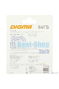Флеш карта microSDXC 64Gb Class10 Digma CARD30 + adapter