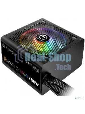Блок питания Thermaltake Smart PS-SPR-0750NHSABE-1, 750Вт, 80 PLUS Bronze, 120мм, черный