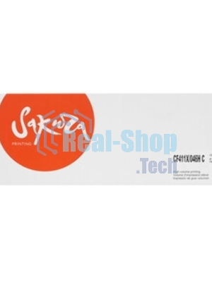 Картридж Sakura CF411X/046HC для HP и Canon, голубой, 5000 к.