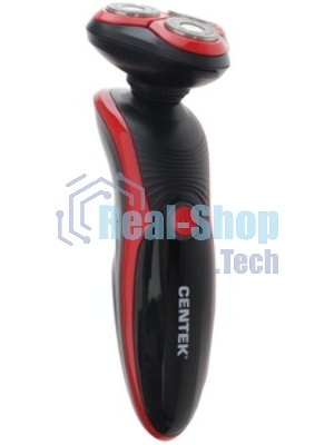 Электробритва Centek CT-2168 (красный) ротор 3D, влажное бритье, 3 плав.головки, 2-ные лезвия, до 50 мин раб