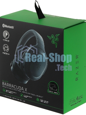 Гарнитура Razer Barracuda X (2022) чёрный, беспроводная + проводная, Bluetooth/USB-C/3.5 мм