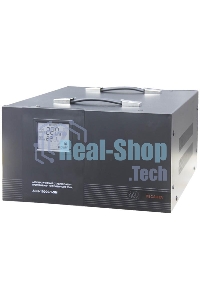 Стабилизаторы напряжения Ресанта АСН-10 000/1-ЭМ 63/1/8 Стабилизатор 220В±2%, Габариты 400х323х183, Вес 24 кг