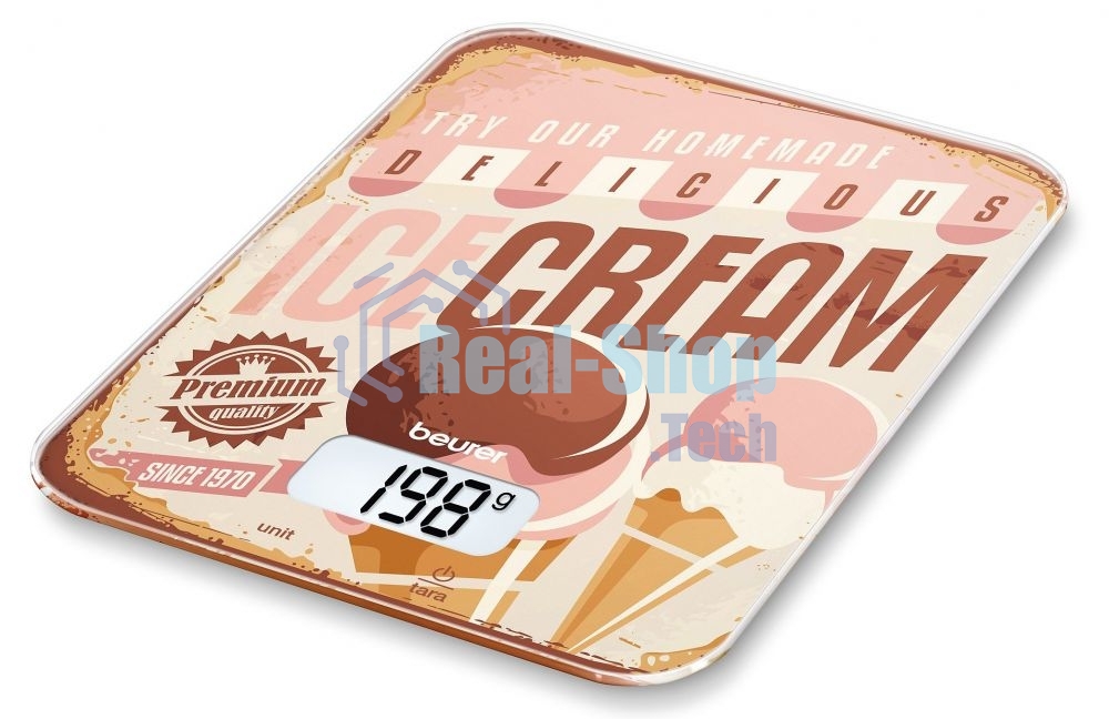 Весы кухонные Beurer KS19 Ice Cream макс.вес:5кг рисунок
