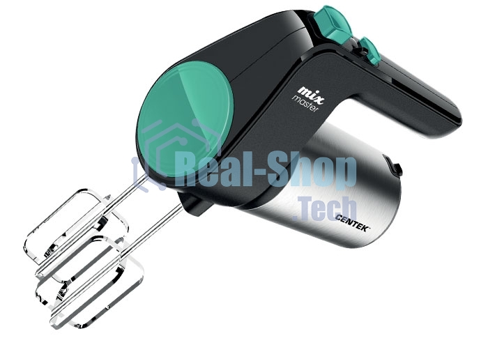 Миксер Centek CT-1123 (черный/сталь)