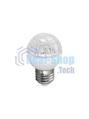Лампа шар Neon-night e27 10 LED Ø50мм зеленая 24В (постоянное напряжение)