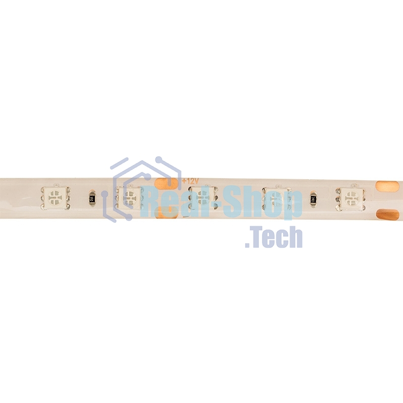 Лента светодиодная силикон, 10 мм, IP65, SMD 5050, 60 LED/m, 12 V, цвет свечения синий