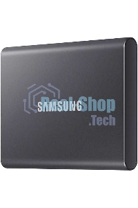 Внешний SSD Samsung T7, 2TB, USB 3.2 Gen 2 Type-C, R/W 1050/1000, титан
