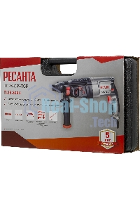 Перфоратор Ресанта П-28-800К патрон:SDS-plus уд.:3.4Дж 800Вт (кейс в комплекте)