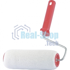 Валик Сибртех Поролон, в сборе, 250 мм, D 48 мм, D ручки 6 мм, крепление шплинтом