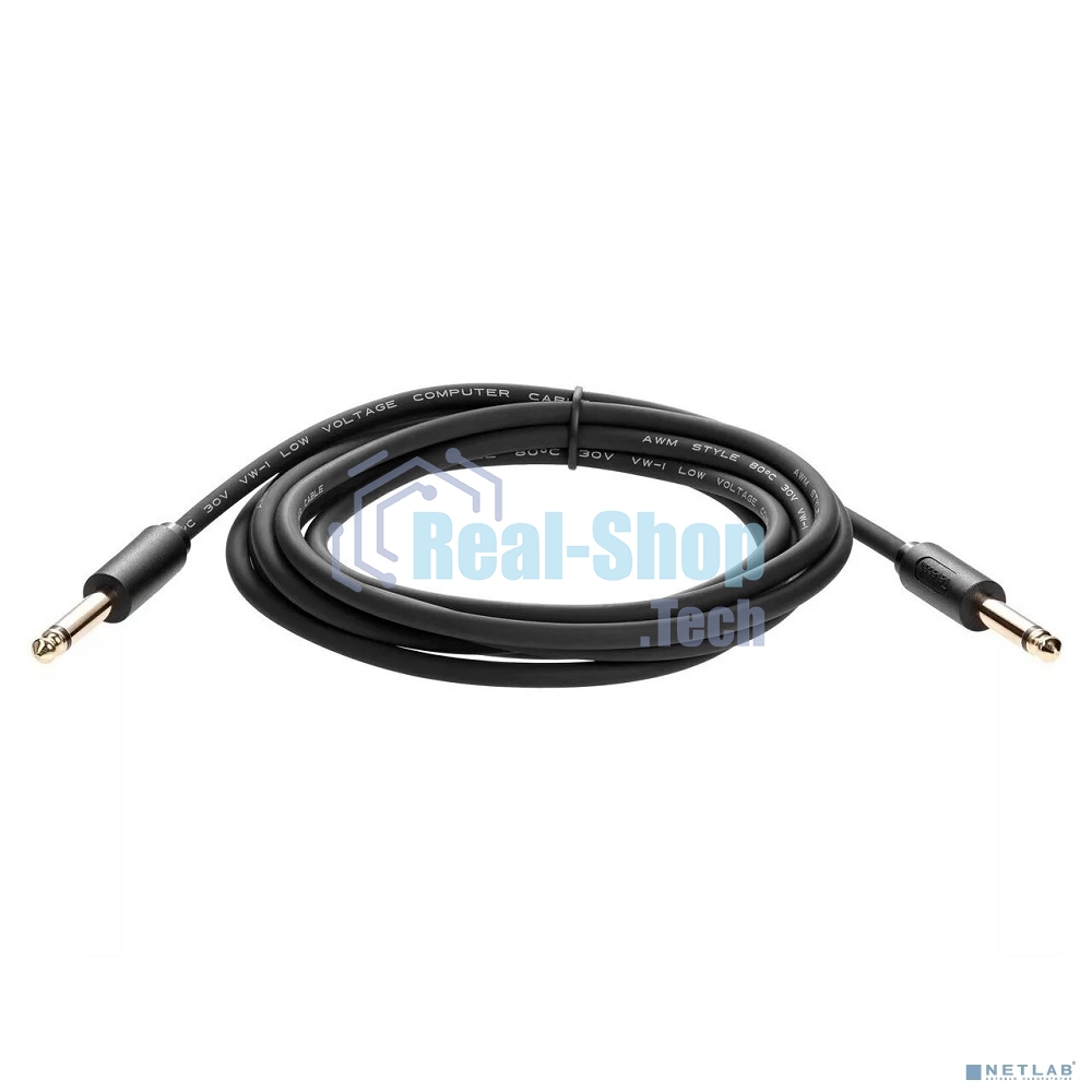 Кабель-соединит 6.35ST(M)/6.35 ST(M), 3м, Telecom PRO TAV6166-3M