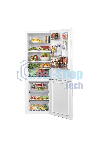 Холодильник Maunfeld MFF185NFW10 белый двухкамерный инвертор 240/100л морозилка снизу, No Frost