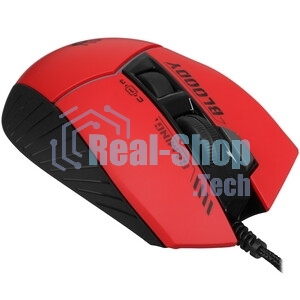 Мышь проводная A4Tech Bloody W95 Max Sports красный/черный оптическая (12000dpi) USB (10but)