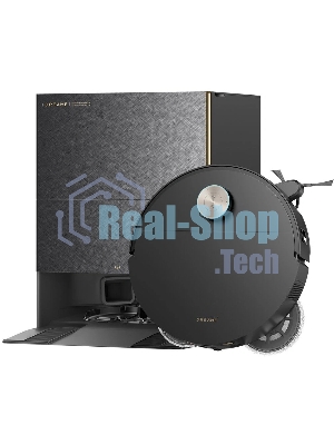 Робот-пылесос Dreame X60 Ultra Complete черный, 6400 мAч Li-Ion, уборка влажная/сухая, пылесборник контейнер 0.23 л