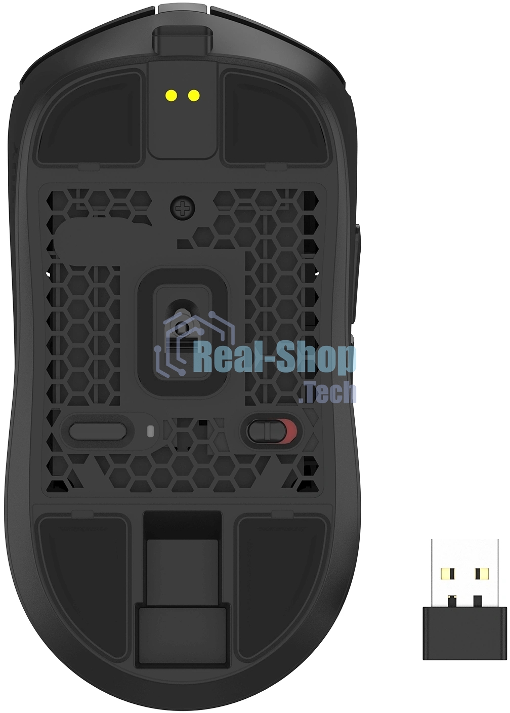 Мышь беспроводная/проводная A4tech Bloody R77UltraDock черный, 20000 dpi, USB Type-A, радиоканал, кнопки - 5