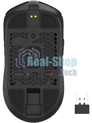 Мышь беспроводная/проводная A4tech Bloody R77UltraDock черный, 20000 dpi, USB Type-A, радиоканал, кнопки - 5