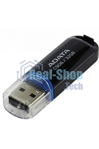 Флешка USB ADATA C906 (AC906-32G-RBK), 32Gb, USB 2.0, R/W 15/5, черный/синий