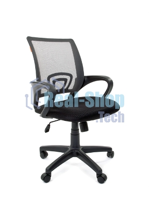 Кресло Chairman 696 TW-04 серый, ткань, 120 кг, механизм качания