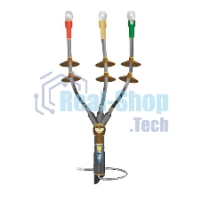 Муфта кабельная концевая наружной установки 10кВ КНТпН 3х(150-240мм) с болтовыми наконечниками Нева-Транс Комплект 22020122