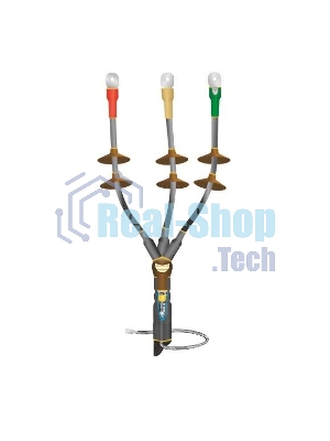 Муфта кабельная концевая наружной установки 10кВ КНТпН 3х(150-240мм) с болтовыми наконечниками Нева-Транс Комплект 22020122