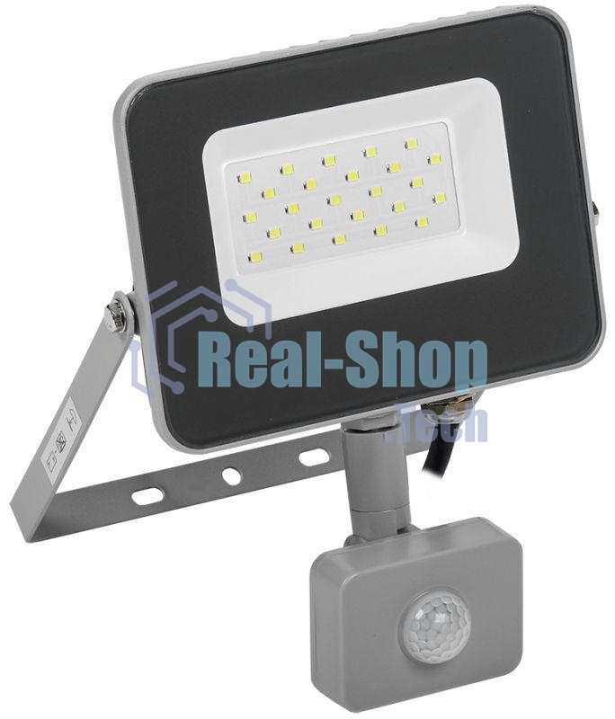 Прожектор Iek LPDO702-20-K03 СДО 07-20Д светодиодный серый с ДД IP44 IEK