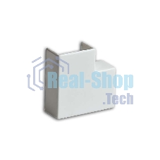 Угол плоский (поворот на 90град.) 25х16 бел. Рувинил ПВР-25х16