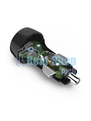 Автомобильное зар./устр. Hama H-183327 3A PD+QC универсальное кабель USB Type C черный (00183327)