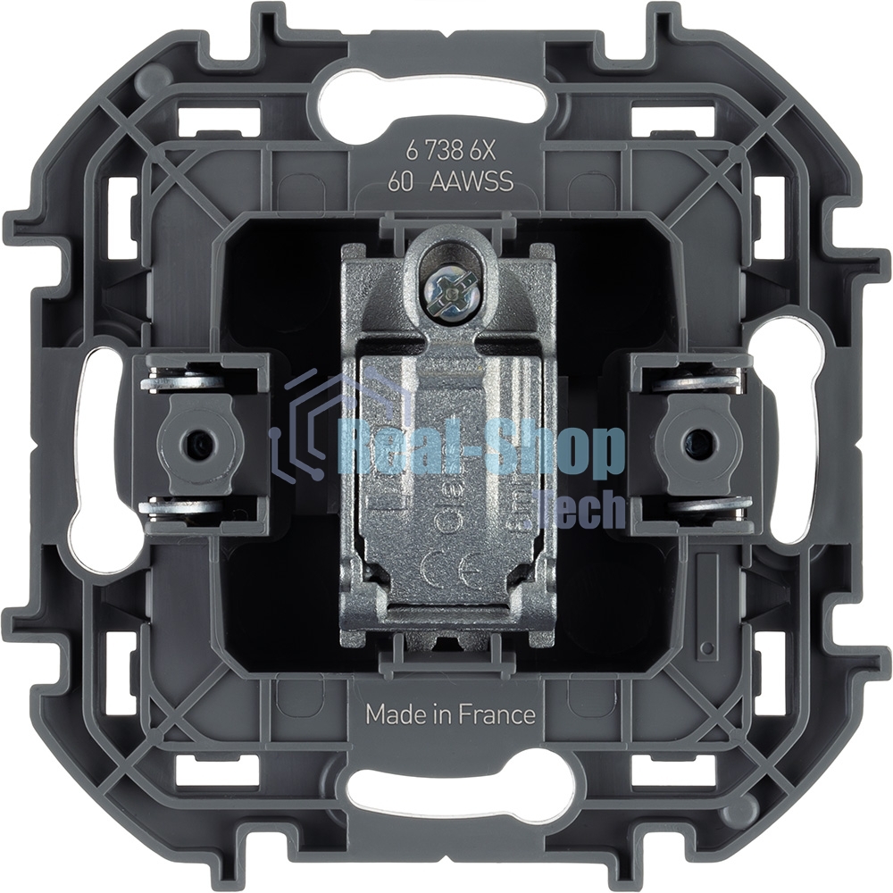 Розетка телевизионная проходная 14 дБ 5-862 мГц антрацит
