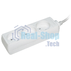 Удлинитель 3х3 м без заземл. 10А IP20 У3 2P ИЭК WYP10-06-03-03-N
