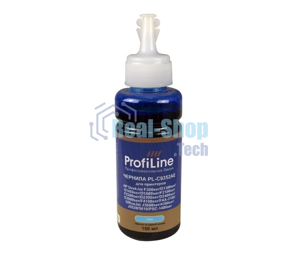 Чернила ProfiLine 22 (9352) для принтеров HP DJ 3920/3940/PSC1410 Cyan 100 мл водн