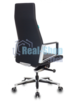 Кресло Бюрократ JONS/BLACK черный, кожа