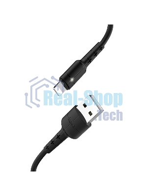 Кабель HOCO USB X25 Soarer для Lightning, 2А, 1 м, черный